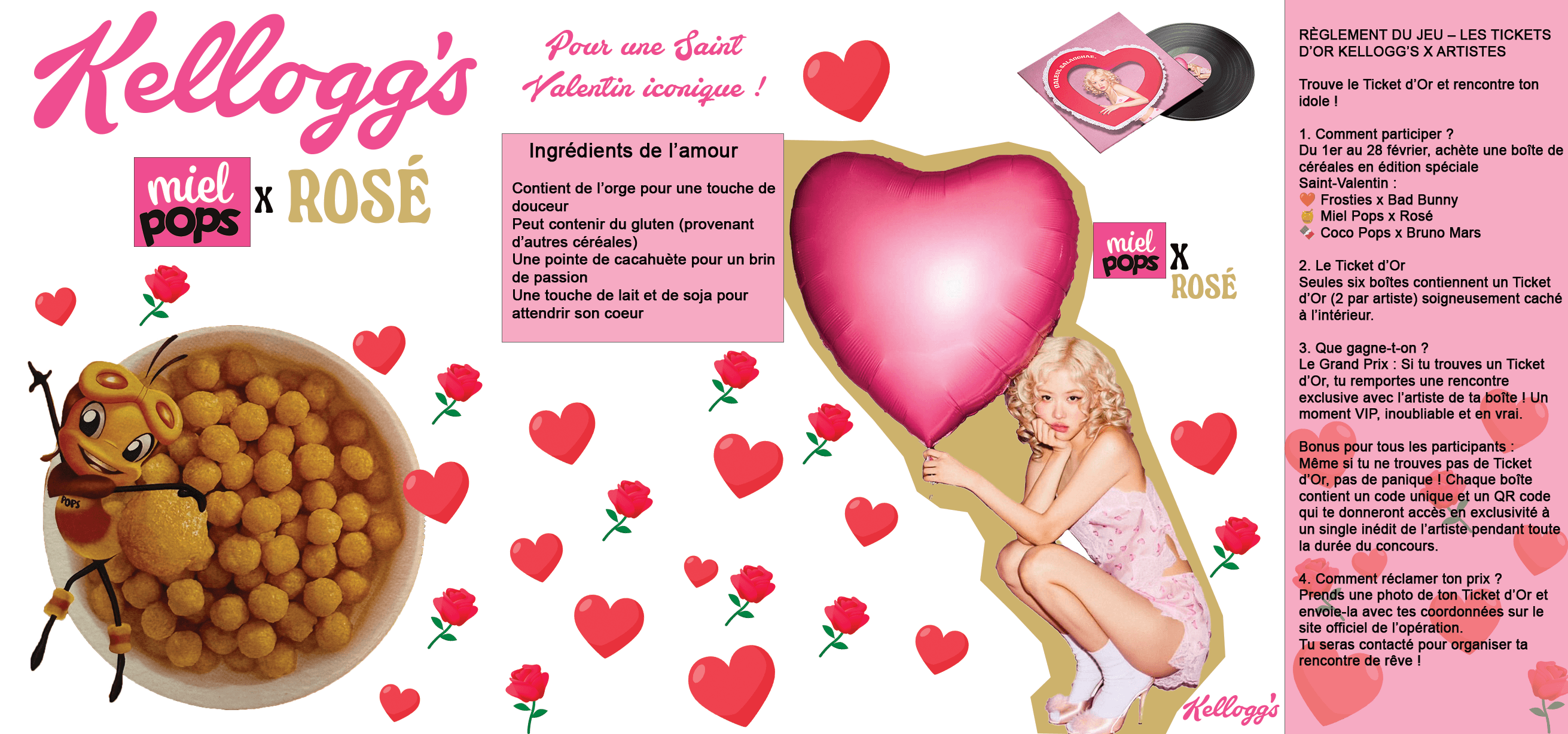 Rose x Miel Pops Promotion